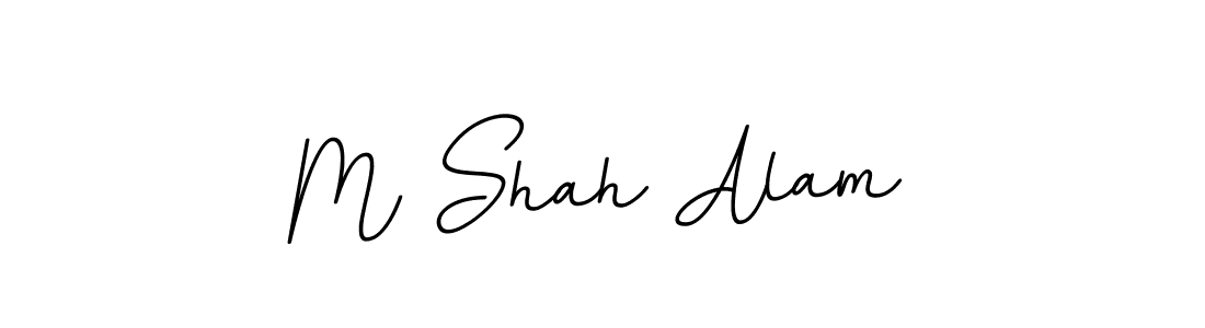 The best way (BallpointsItalic-DORy9) to make a short signature is to pick only two or three words in your name. The name M Shah Alam include a total of six letters. For converting this name. M Shah Alam signature style 11 images and pictures png