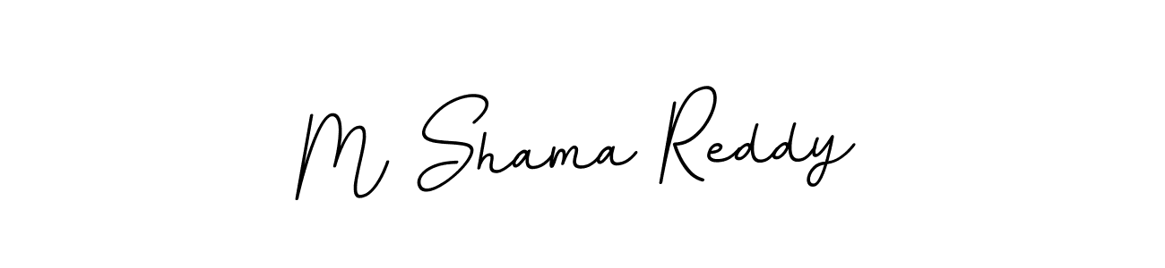 Also we have M Shama Reddy name is the best signature style. Create professional handwritten signature collection using BallpointsItalic-DORy9 autograph style. M Shama Reddy signature style 11 images and pictures png