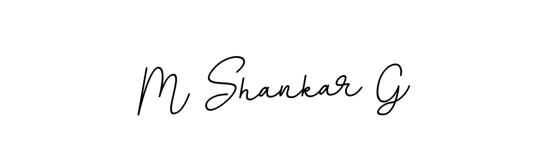 M Shankar G stylish signature style. Best Handwritten Sign (BallpointsItalic-DORy9) for my name. Handwritten Signature Collection Ideas for my name M Shankar G. M Shankar G signature style 11 images and pictures png