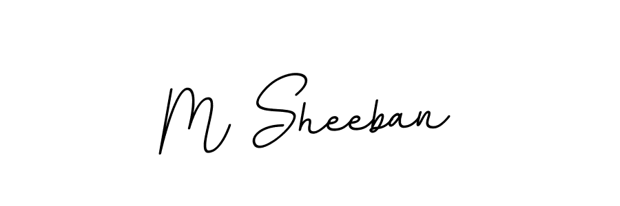 This is the best signature style for the M Sheeban name. Also you like these signature font (BallpointsItalic-DORy9). Mix name signature. M Sheeban signature style 11 images and pictures png
