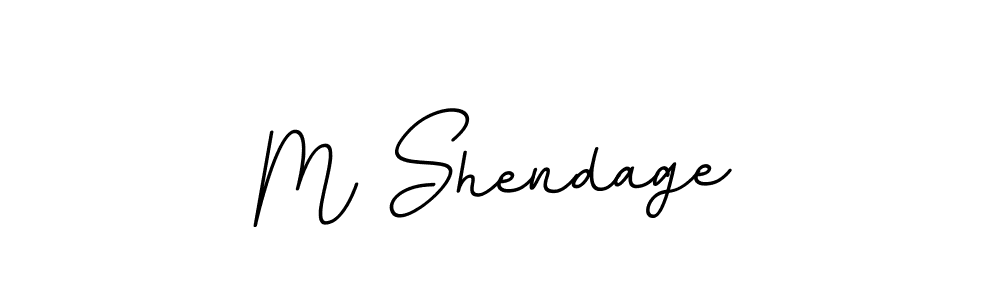 How to make M Shendage signature? BallpointsItalic-DORy9 is a professional autograph style. Create handwritten signature for M Shendage name. M Shendage signature style 11 images and pictures png