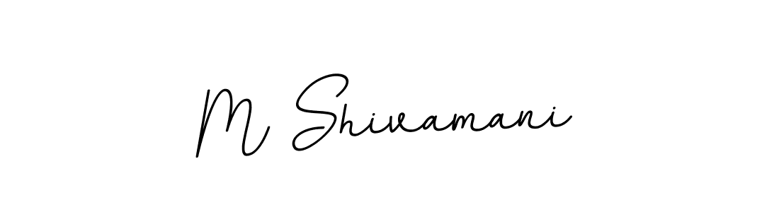 You should practise on your own different ways (BallpointsItalic-DORy9) to write your name (M Shivamani) in signature. don't let someone else do it for you. M Shivamani signature style 11 images and pictures png