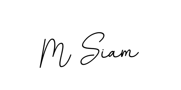 if you are searching for the best signature style for your name M Siam. so please give up your signature search. here we have designed multiple signature styles  using BallpointsItalic-DORy9. M Siam signature style 11 images and pictures png