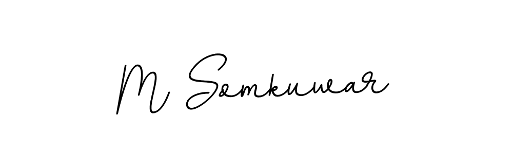 Make a beautiful signature design for name M Somkuwar. Use this online signature maker to create a handwritten signature for free. M Somkuwar signature style 11 images and pictures png