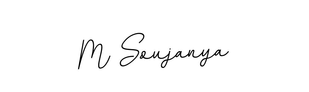 How to make M Soujanya signature? BallpointsItalic-DORy9 is a professional autograph style. Create handwritten signature for M Soujanya name. M Soujanya signature style 11 images and pictures png