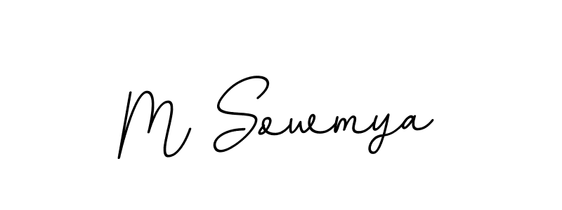 if you are searching for the best signature style for your name M Sowmya. so please give up your signature search. here we have designed multiple signature styles  using BallpointsItalic-DORy9. M Sowmya signature style 11 images and pictures png