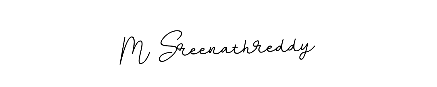 How to make M Sreenathreddy signature? BallpointsItalic-DORy9 is a professional autograph style. Create handwritten signature for M Sreenathreddy name. M Sreenathreddy signature style 11 images and pictures png