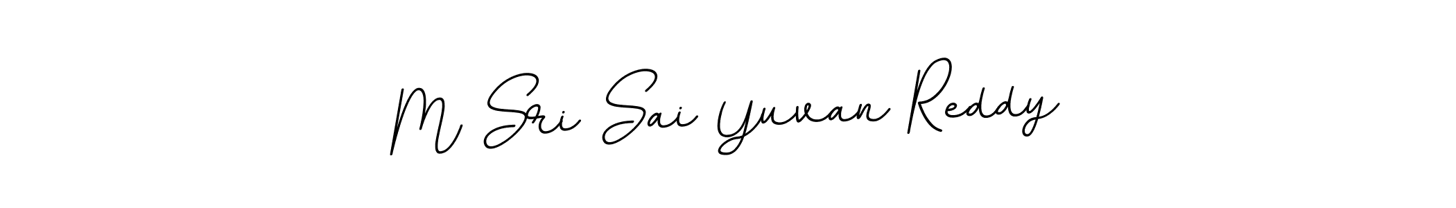 M Sri Sai Yuvan Reddy stylish signature style. Best Handwritten Sign (BallpointsItalic-DORy9) for my name. Handwritten Signature Collection Ideas for my name M Sri Sai Yuvan Reddy. M Sri Sai Yuvan Reddy signature style 11 images and pictures png