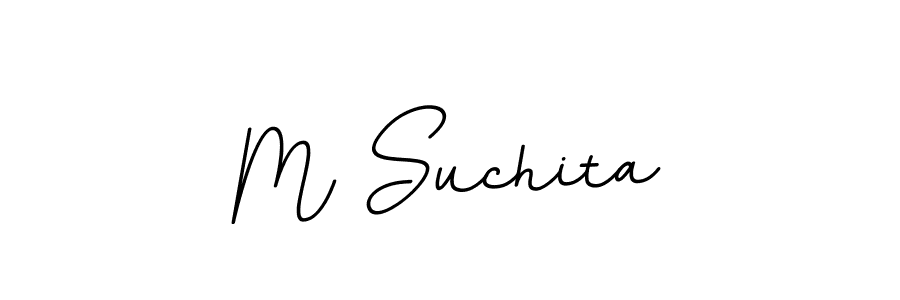 This is the best signature style for the M Suchita name. Also you like these signature font (BallpointsItalic-DORy9). Mix name signature. M Suchita signature style 11 images and pictures png