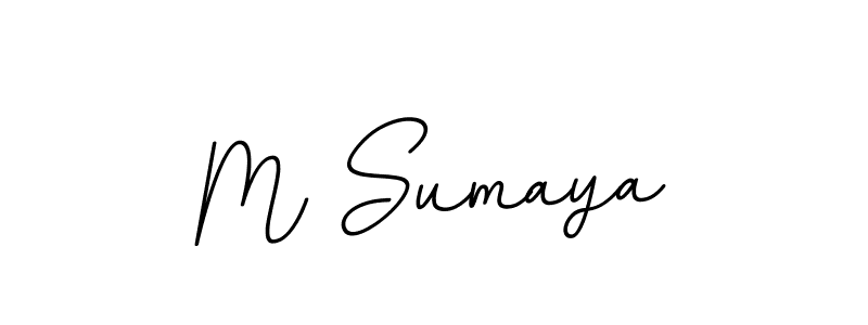 Also we have M Sumaya name is the best signature style. Create professional handwritten signature collection using BallpointsItalic-DORy9 autograph style. M Sumaya signature style 11 images and pictures png