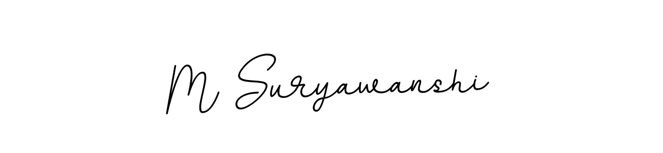 Similarly BallpointsItalic-DORy9 is the best handwritten signature design. Signature creator online .You can use it as an online autograph creator for name M Suryawanshi. M Suryawanshi signature style 11 images and pictures png
