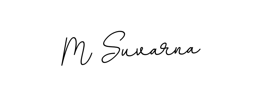 Make a beautiful signature design for name M Suvarna. Use this online signature maker to create a handwritten signature for free. M Suvarna signature style 11 images and pictures png