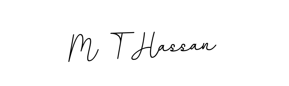 It looks lik you need a new signature style for name M T Hassan. Design unique handwritten (BallpointsItalic-DORy9) signature with our free signature maker in just a few clicks. M T Hassan signature style 11 images and pictures png