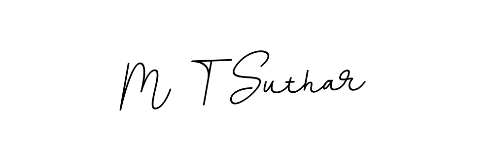 Also we have M T Suthar name is the best signature style. Create professional handwritten signature collection using BallpointsItalic-DORy9 autograph style. M T Suthar signature style 11 images and pictures png