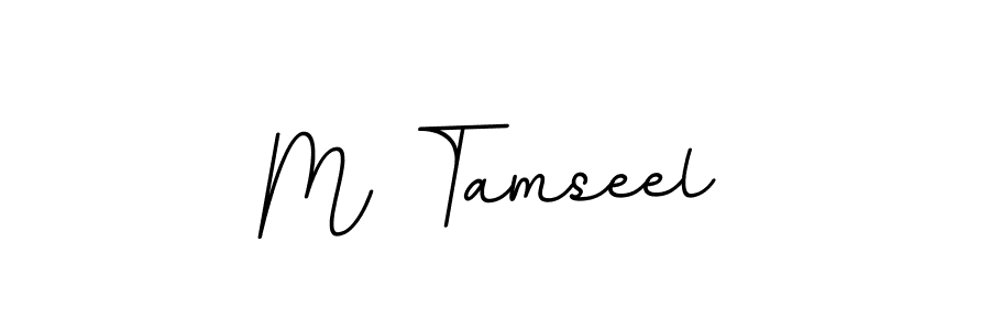 It looks lik you need a new signature style for name M Tamseel. Design unique handwritten (BallpointsItalic-DORy9) signature with our free signature maker in just a few clicks. M Tamseel signature style 11 images and pictures png