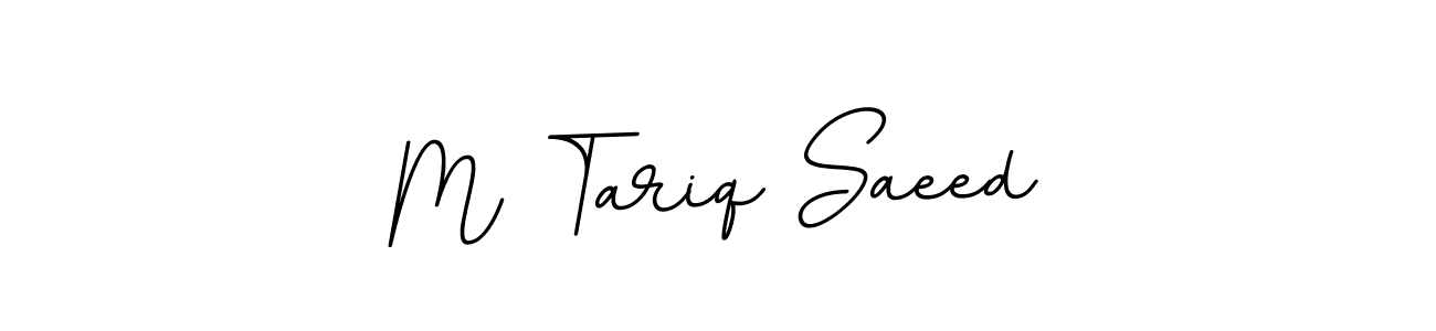 It looks lik you need a new signature style for name M Tariq Saeed. Design unique handwritten (BallpointsItalic-DORy9) signature with our free signature maker in just a few clicks. M Tariq Saeed signature style 11 images and pictures png