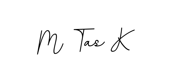 Make a beautiful signature design for name M Tas K. With this signature (BallpointsItalic-DORy9) style, you can create a handwritten signature for free. M Tas K signature style 11 images and pictures png