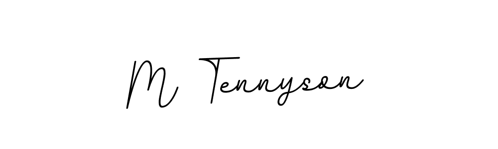 This is the best signature style for the M Tennyson name. Also you like these signature font (BallpointsItalic-DORy9). Mix name signature. M Tennyson signature style 11 images and pictures png