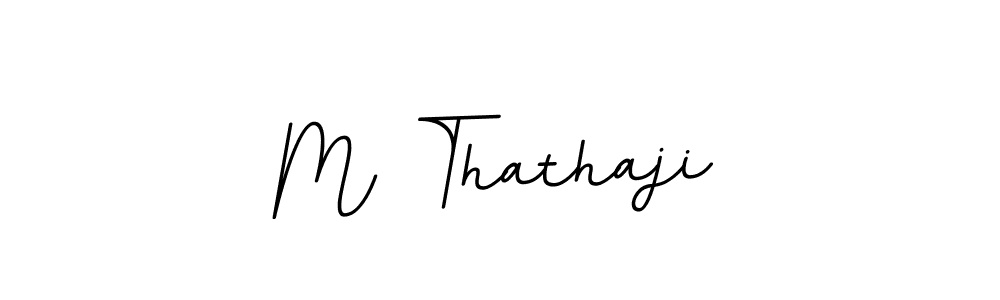 M Thathaji stylish signature style. Best Handwritten Sign (BallpointsItalic-DORy9) for my name. Handwritten Signature Collection Ideas for my name M Thathaji. M Thathaji signature style 11 images and pictures png