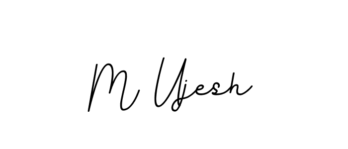 Similarly BallpointsItalic-DORy9 is the best handwritten signature design. Signature creator online .You can use it as an online autograph creator for name M Ujesh. M Ujesh signature style 11 images and pictures png