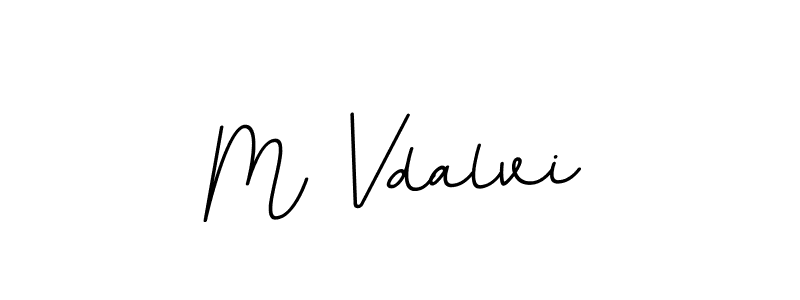 Make a beautiful signature design for name M Vdalvi. With this signature (BallpointsItalic-DORy9) style, you can create a handwritten signature for free. M Vdalvi signature style 11 images and pictures png