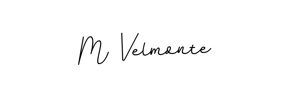 BallpointsItalic-DORy9 is a professional signature style that is perfect for those who want to add a touch of class to their signature. It is also a great choice for those who want to make their signature more unique. Get M Velmonte name to fancy signature for free. M Velmonte signature style 11 images and pictures png