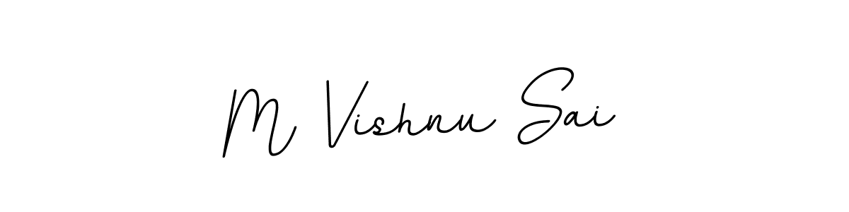 Similarly BallpointsItalic-DORy9 is the best handwritten signature design. Signature creator online .You can use it as an online autograph creator for name M Vishnu Sai. M Vishnu Sai signature style 11 images and pictures png