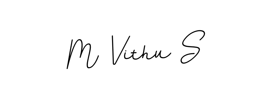 BallpointsItalic-DORy9 is a professional signature style that is perfect for those who want to add a touch of class to their signature. It is also a great choice for those who want to make their signature more unique. Get M Vithu S name to fancy signature for free. M Vithu S signature style 11 images and pictures png