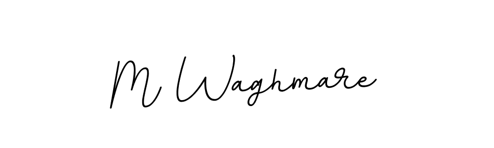 The best way (BallpointsItalic-DORy9) to make a short signature is to pick only two or three words in your name. The name M Waghmare include a total of six letters. For converting this name. M Waghmare signature style 11 images and pictures png