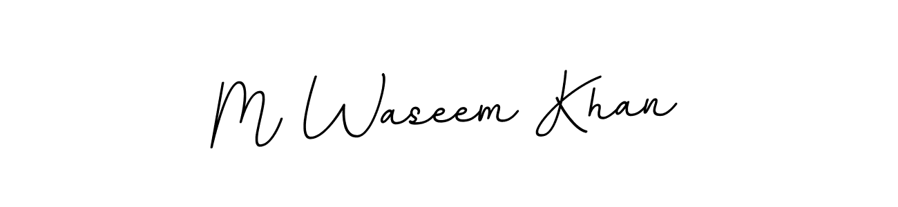 Also You can easily find your signature by using the search form. We will create M Waseem Khan name handwritten signature images for you free of cost using BallpointsItalic-DORy9 sign style. M Waseem Khan signature style 11 images and pictures png