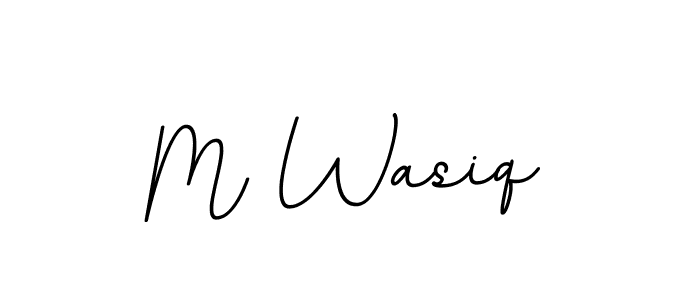 You can use this online signature creator to create a handwritten signature for the name M Wasiq. This is the best online autograph maker. M Wasiq signature style 11 images and pictures png