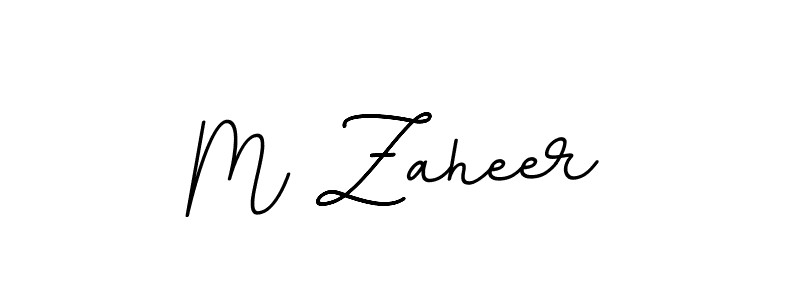 You should practise on your own different ways (BallpointsItalic-DORy9) to write your name (M Zaheer) in signature. don't let someone else do it for you. M Zaheer signature style 11 images and pictures png