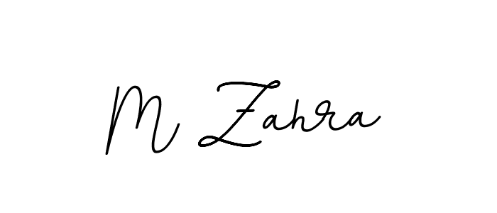 Use a signature maker to create a handwritten signature online. With this signature software, you can design (BallpointsItalic-DORy9) your own signature for name M Zahra. M Zahra signature style 11 images and pictures png