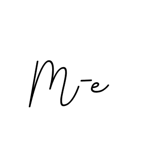 Also we have M-e name is the best signature style. Create professional handwritten signature collection using BallpointsItalic-DORy9 autograph style. M-e signature style 11 images and pictures png