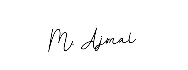The best way (BallpointsItalic-DORy9) to make a short signature is to pick only two or three words in your name. The name M. Ajmal include a total of six letters. For converting this name. M. Ajmal signature style 11 images and pictures png