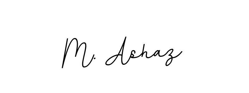 Design your own signature with our free online signature maker. With this signature software, you can create a handwritten (BallpointsItalic-DORy9) signature for name M. Ashaz. M. Ashaz signature style 11 images and pictures png