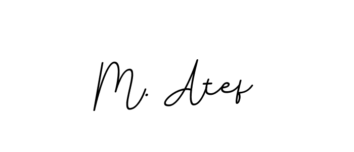 Make a beautiful signature design for name M. Atef. With this signature (BallpointsItalic-DORy9) style, you can create a handwritten signature for free. M. Atef signature style 11 images and pictures png