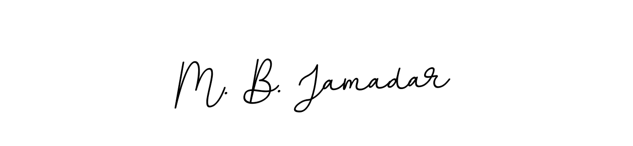 It looks lik you need a new signature style for name M. B. Jamadar. Design unique handwritten (BallpointsItalic-DORy9) signature with our free signature maker in just a few clicks. M. B. Jamadar signature style 11 images and pictures png