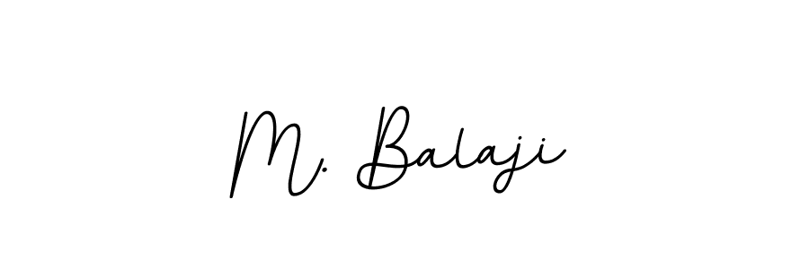 Make a beautiful signature design for name M. Balaji. With this signature (BallpointsItalic-DORy9) style, you can create a handwritten signature for free. M. Balaji signature style 11 images and pictures png