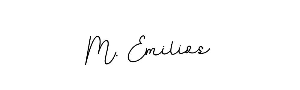 You can use this online signature creator to create a handwritten signature for the name M. Emilios. This is the best online autograph maker. M. Emilios signature style 11 images and pictures png