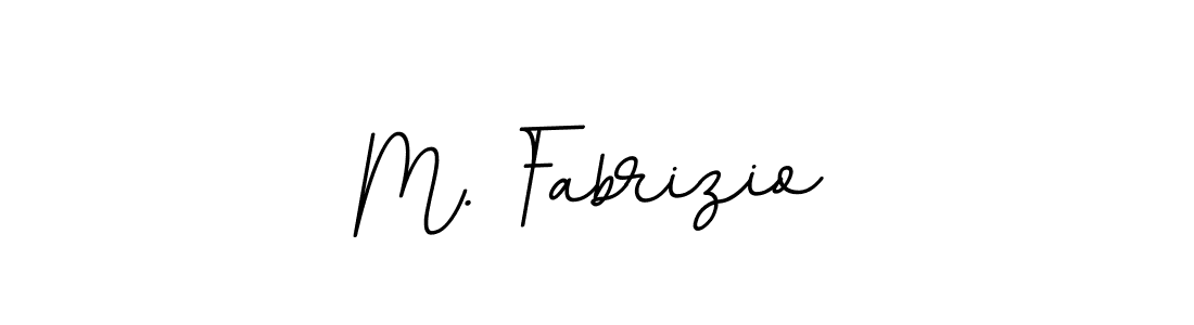 Use a signature maker to create a handwritten signature online. With this signature software, you can design (BallpointsItalic-DORy9) your own signature for name M. Fabrizio. M. Fabrizio signature style 11 images and pictures png