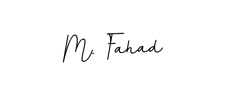 Create a beautiful signature design for name M. Fahad. With this signature (BallpointsItalic-DORy9) fonts, you can make a handwritten signature for free. M. Fahad signature style 11 images and pictures png