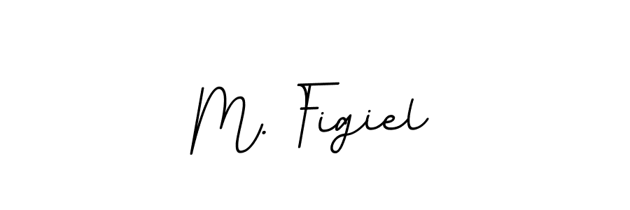 Make a beautiful signature design for name M. Figiel. With this signature (BallpointsItalic-DORy9) style, you can create a handwritten signature for free. M. Figiel signature style 11 images and pictures png