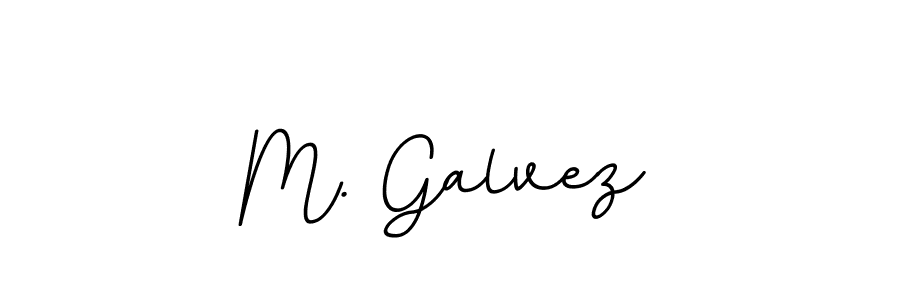 The best way (BallpointsItalic-DORy9) to make a short signature is to pick only two or three words in your name. The name M. Galvez include a total of six letters. For converting this name. M. Galvez signature style 11 images and pictures png