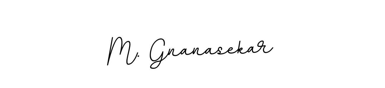 Design your own signature with our free online signature maker. With this signature software, you can create a handwritten (BallpointsItalic-DORy9) signature for name M. Gnanasekar. M. Gnanasekar signature style 11 images and pictures png