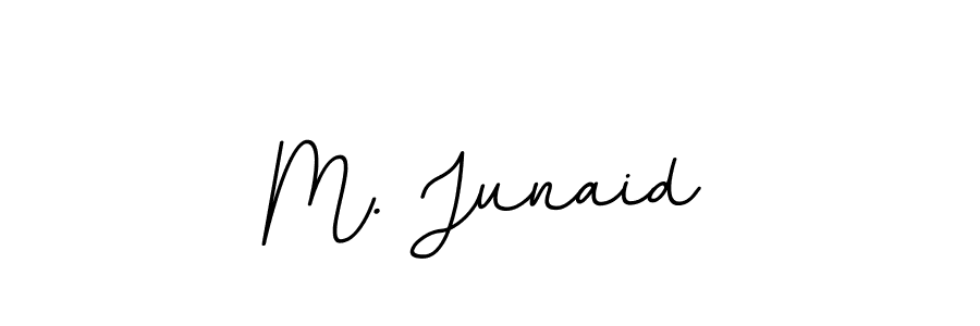 Make a beautiful signature design for name M. Junaid. With this signature (BallpointsItalic-DORy9) style, you can create a handwritten signature for free. M. Junaid signature style 11 images and pictures png