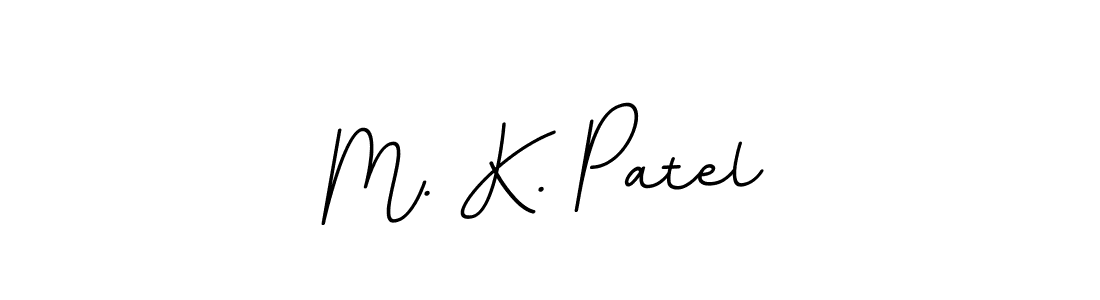 Also You can easily find your signature by using the search form. We will create M. K. Patel name handwritten signature images for you free of cost using BallpointsItalic-DORy9 sign style. M. K. Patel signature style 11 images and pictures png