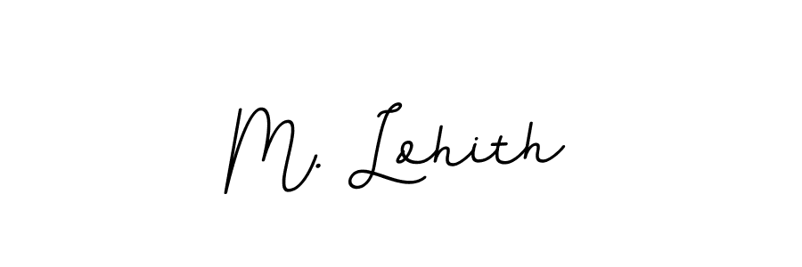 Make a beautiful signature design for name M. Lohith. Use this online signature maker to create a handwritten signature for free. M. Lohith signature style 11 images and pictures png