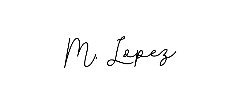 if you are searching for the best signature style for your name M. Lopez. so please give up your signature search. here we have designed multiple signature styles  using BallpointsItalic-DORy9. M. Lopez signature style 11 images and pictures png