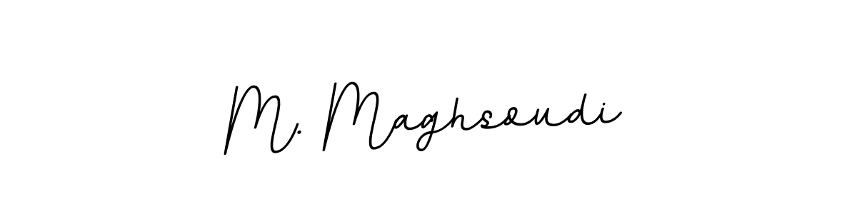Make a beautiful signature design for name M. Maghsoudi. With this signature (BallpointsItalic-DORy9) style, you can create a handwritten signature for free. M. Maghsoudi signature style 11 images and pictures png